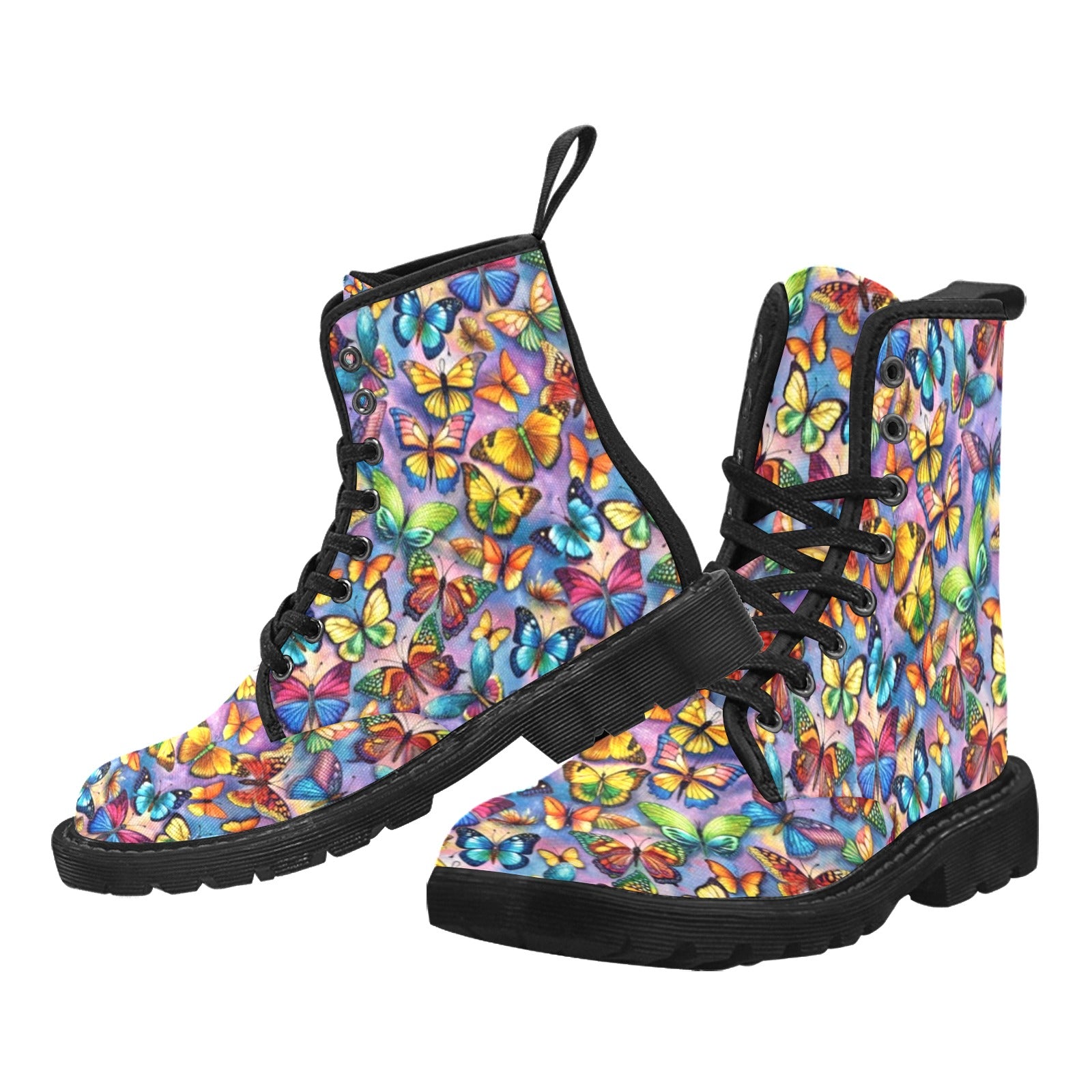Butterfly Bright - Canvas Boots