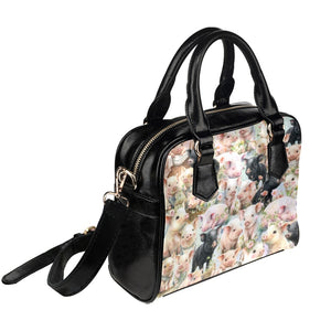 Cute Pigs - Shoulder Handbag