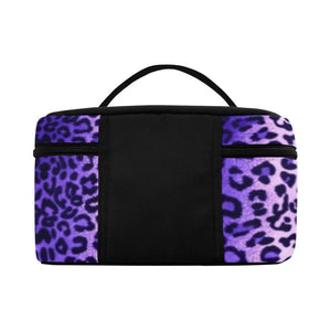 Leopard Purple - Cosmetics / Lunch Bag