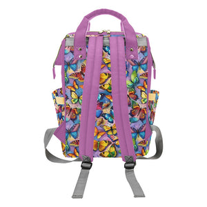Butterfly Bright - Multi-Function Backpack Nappy Bag