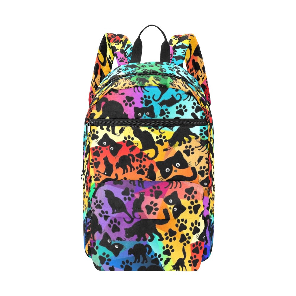 Black Cat Bright - Travel Backpack