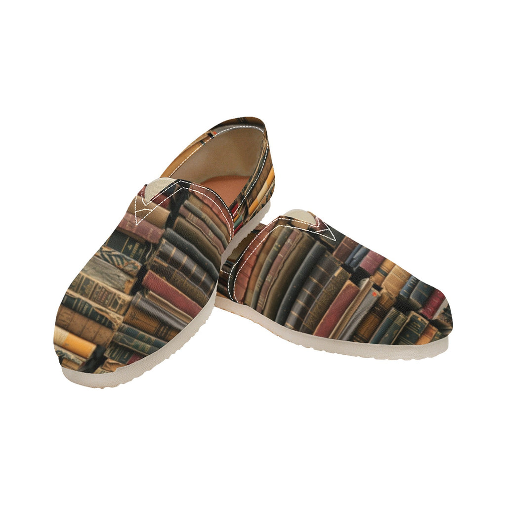 Books - Casual Canvas Slip-on Shoes