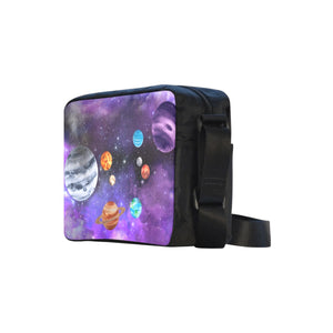 Planets - One-Sided Crossbody Nylon Bag