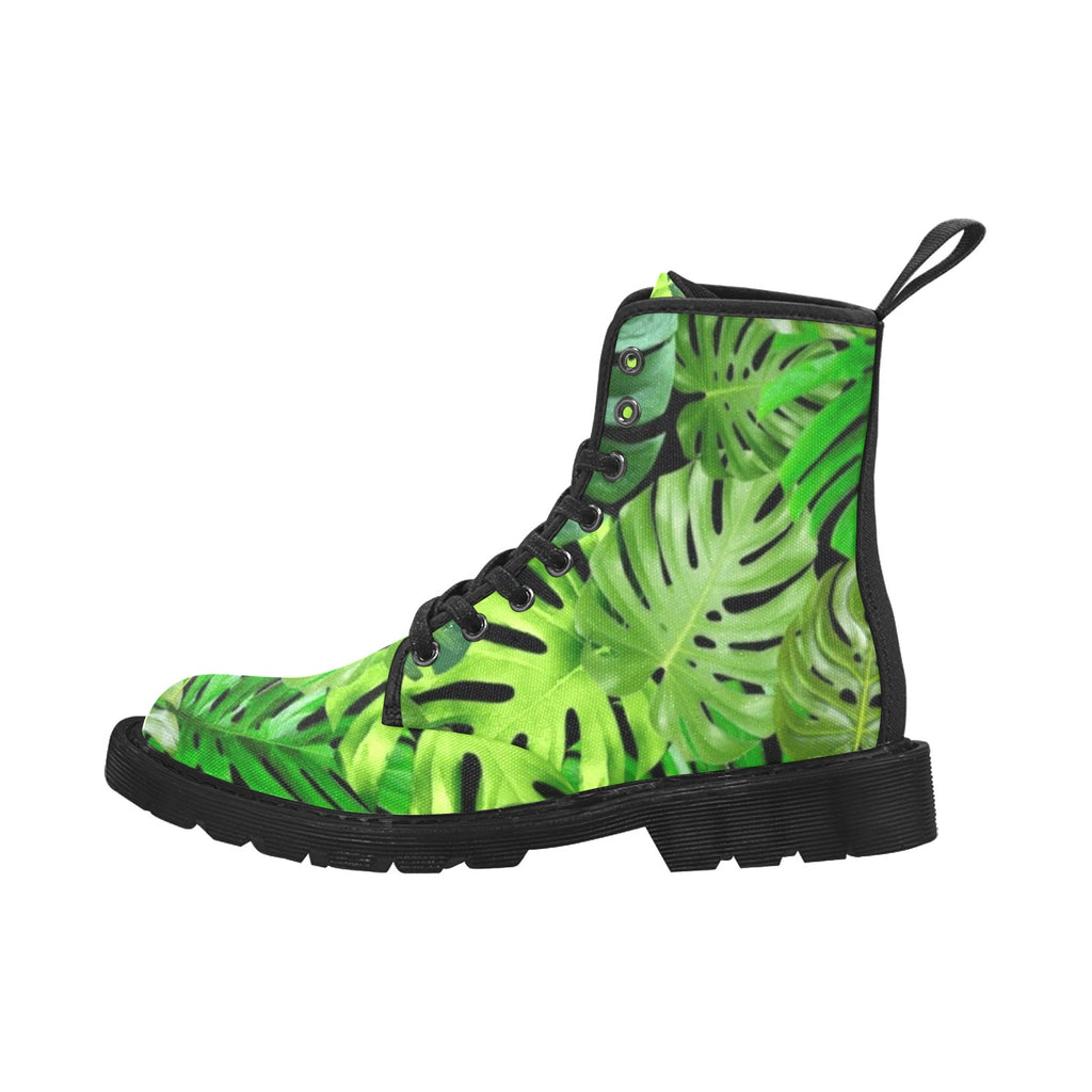 Monstera - Canvas Boots