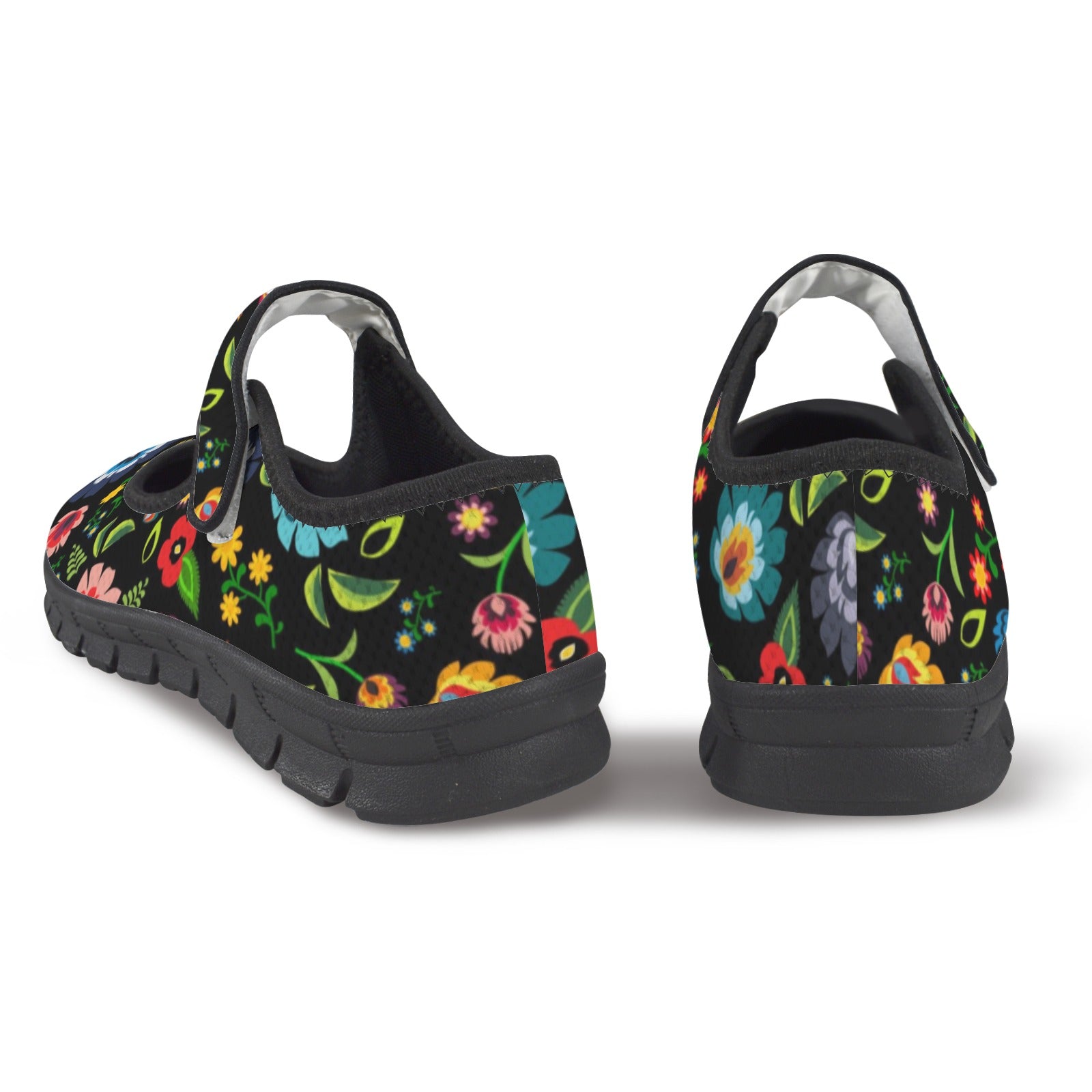 Polish Folk Flowers - Mary Jane Shoes