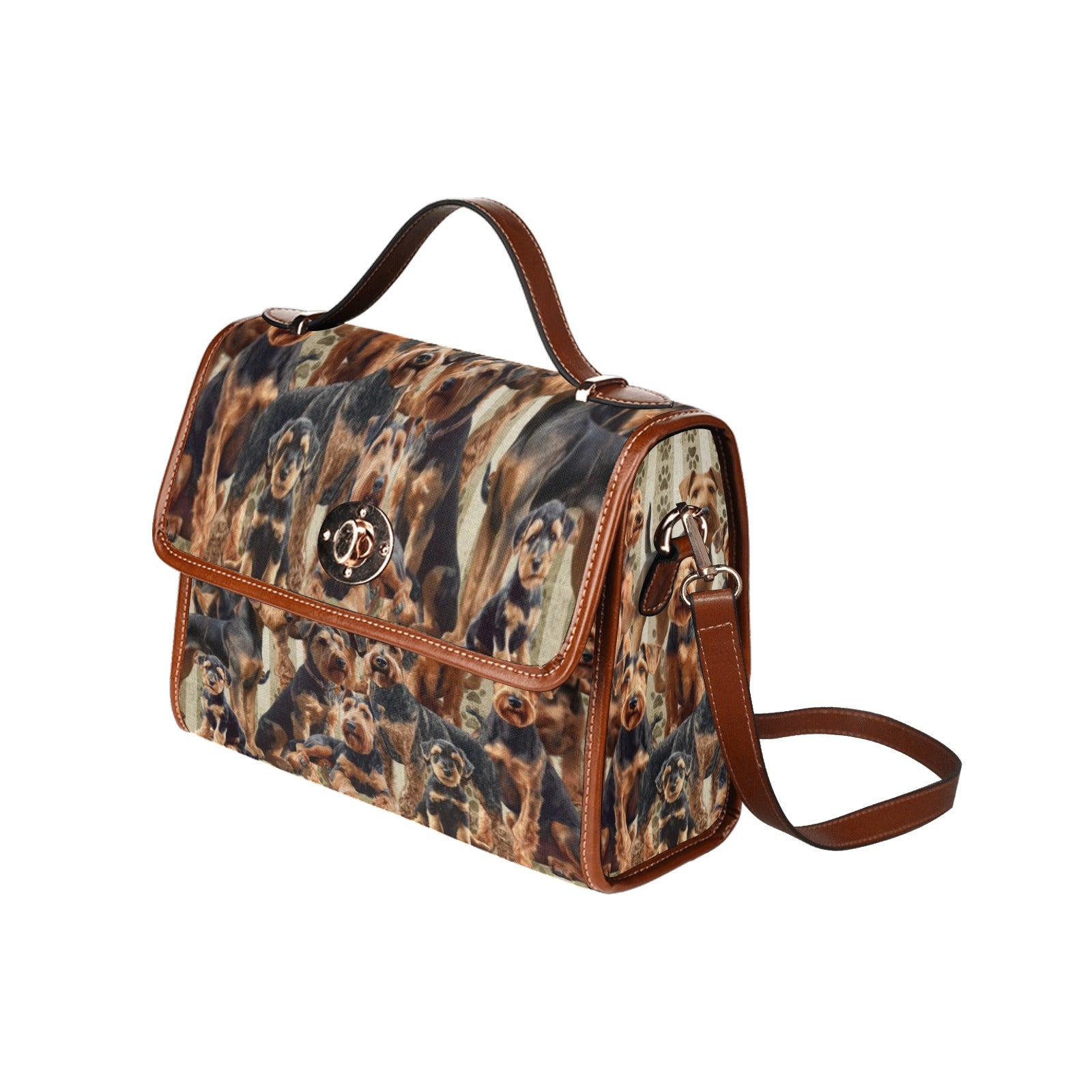 Airedale Terrier - Waterproof Canvas Handbag