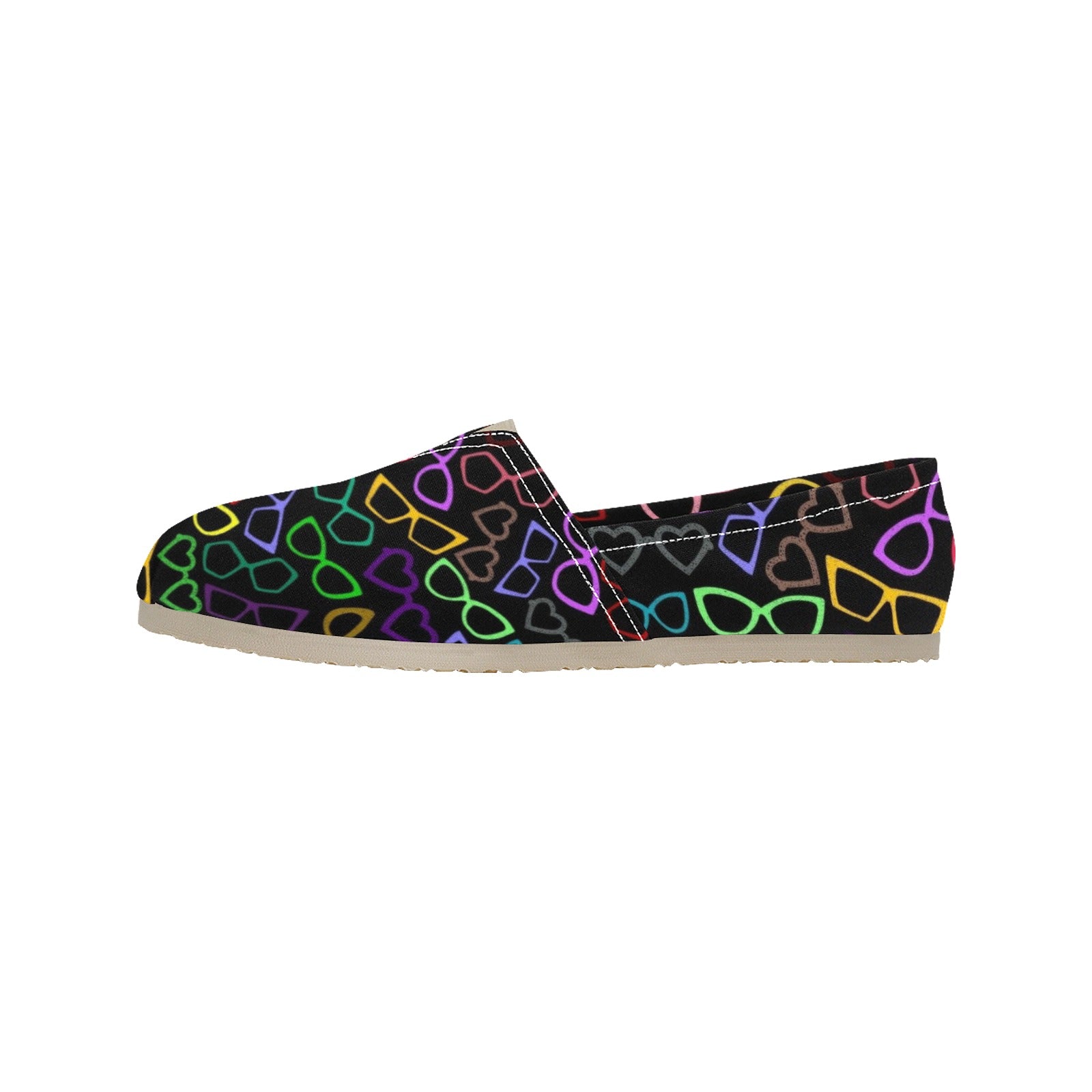 Glasses - Casual Canvas Slip-on Shoes