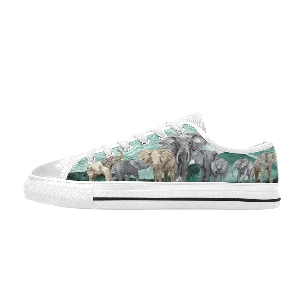 Elephants - Low Top Shoes