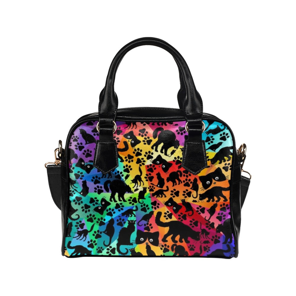 Black Cat Bright - Shoulder Handbag