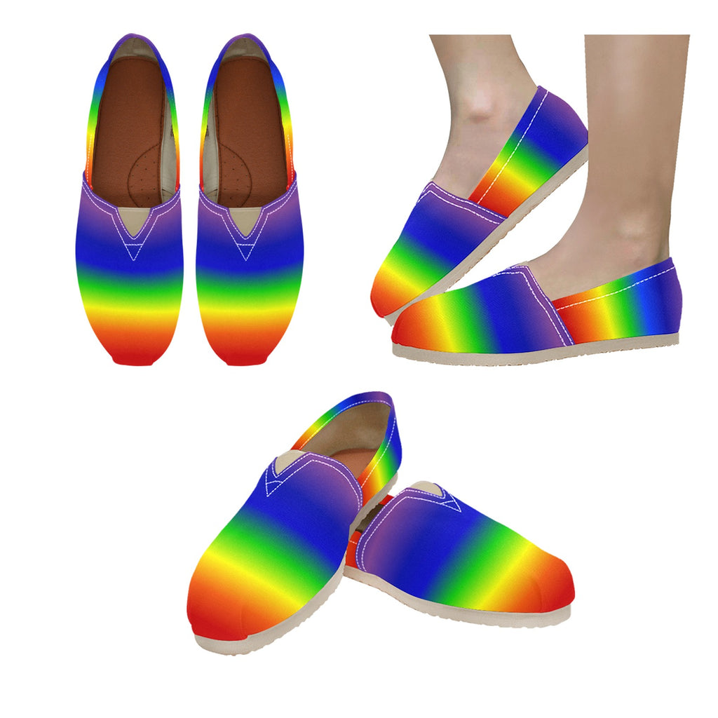 Rainbow - Casual Canvas Slip-on Shoes