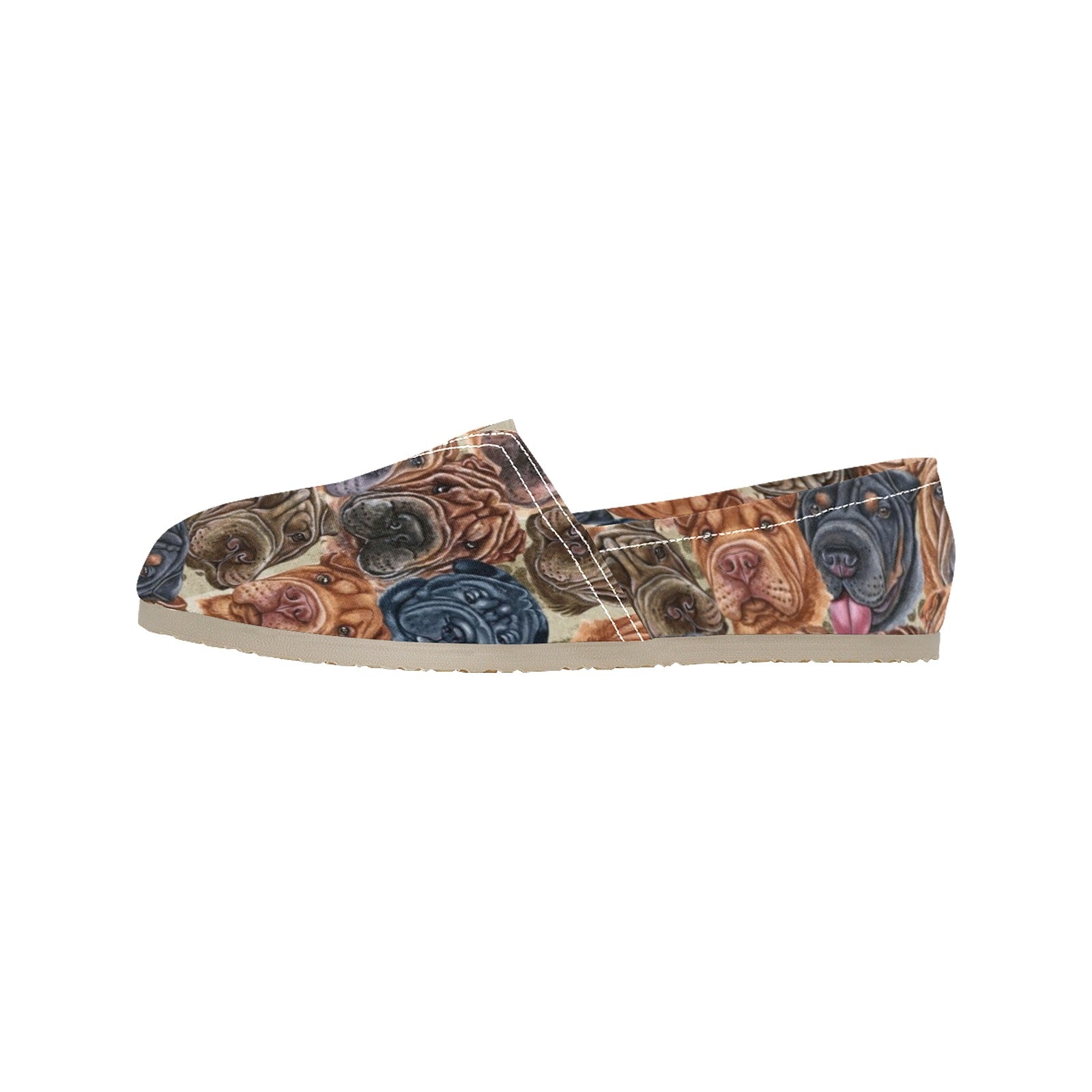 Shar Pei - Casual Canvas Slip-on Shoes