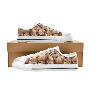 Highland Cows - Low Top Shoes