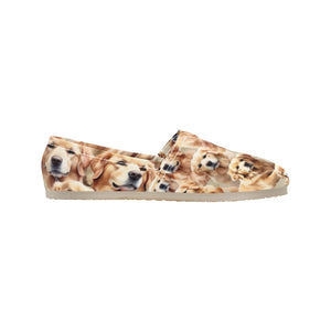 Golden Retriever - Casual Canvas Slip-on Shoes