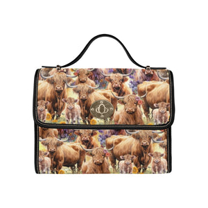 Highland Cows - Waterproof Canvas Handbag