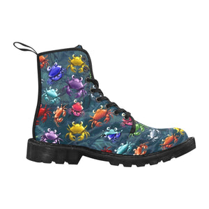Crab Bright - Canvas Boots