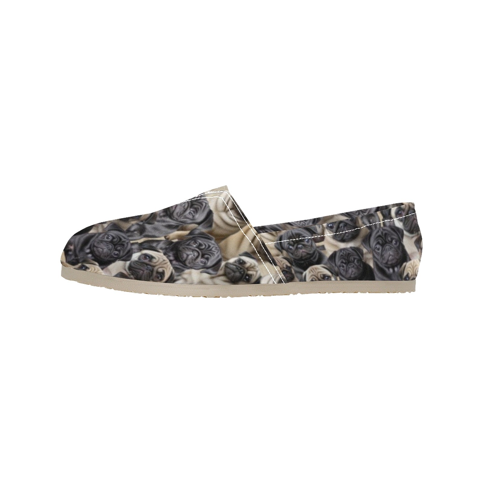 Pug - Casual Canvas Slip-on Shoes