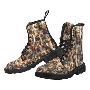 Airedale Terrier - Canvas Boots