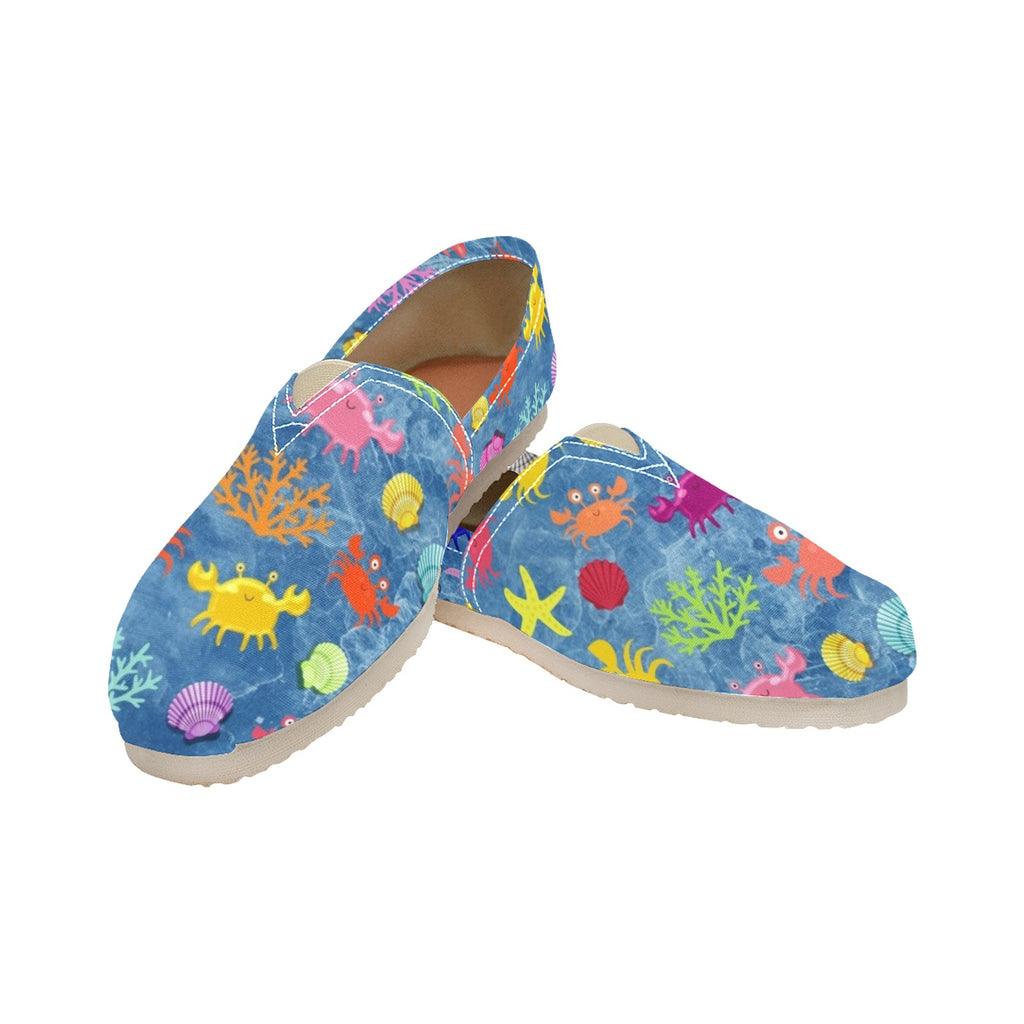 Cute Crab - Casual Canvas Slip-on Shoes