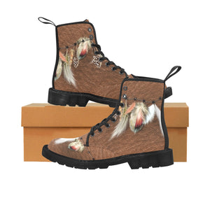 Feathers - Canvas Boots