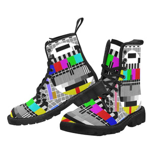 Test Pattern - Canvas Boots