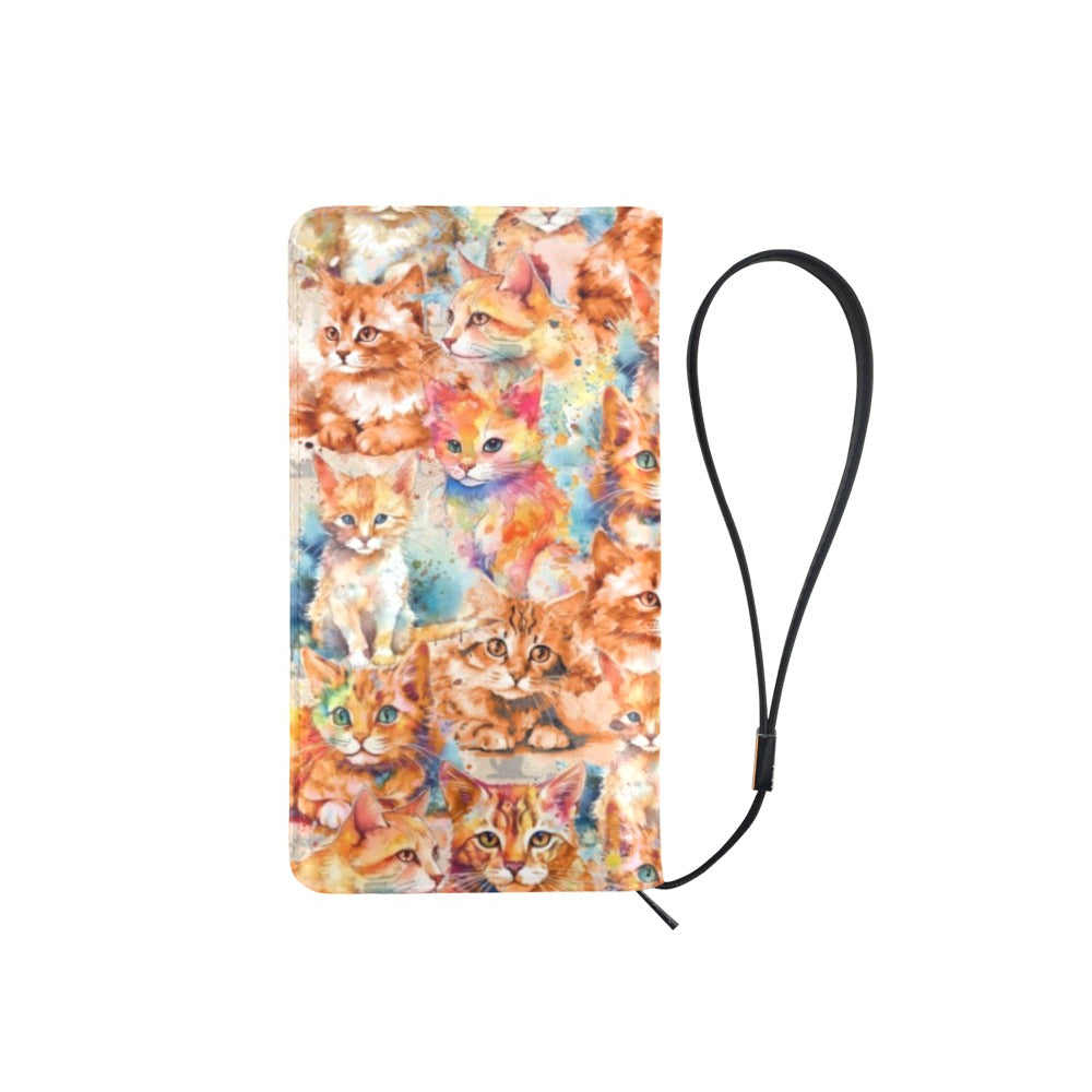 Ginger Cat - Clutch Purse Large
