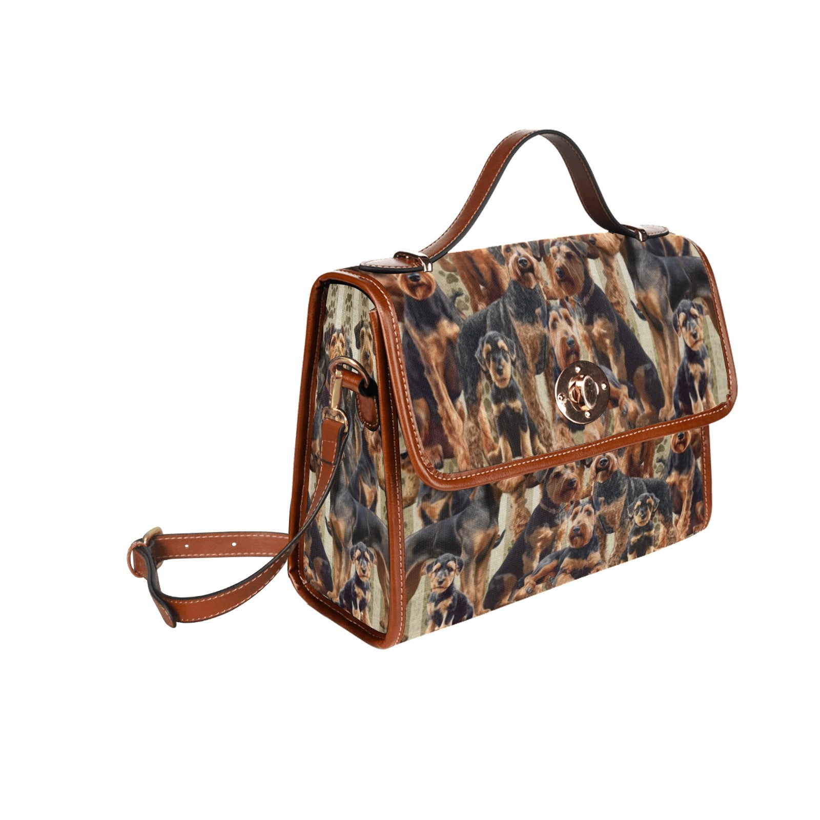 Airedale Terrier - Waterproof Canvas Handbag