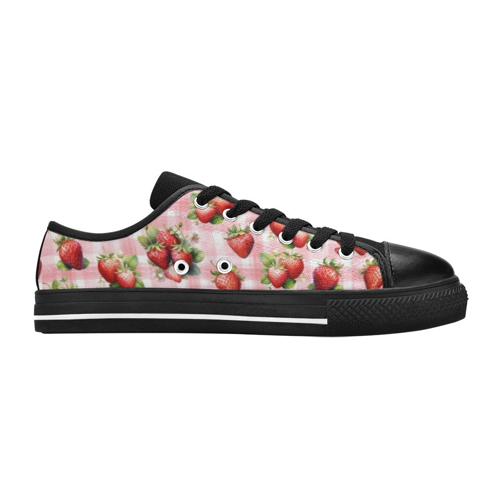 Strawberries - Low Top Shoes