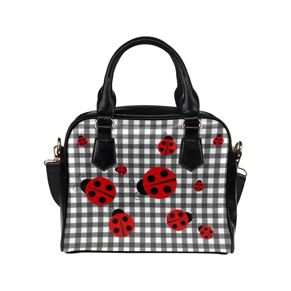 Ladybird Gingham - Shoulder Handbag
