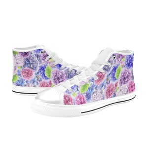 Hydrangeas - High Top Shoes