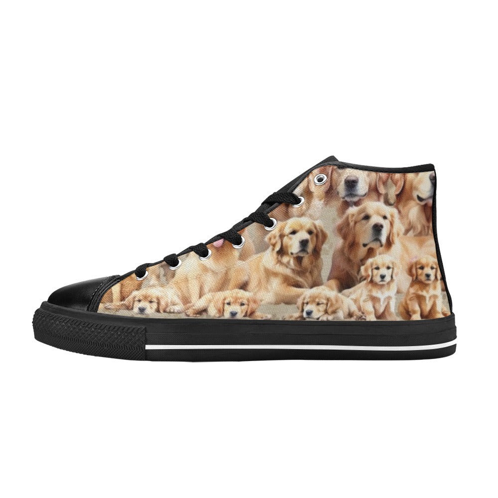 Golden Retriever - High Top Shoes