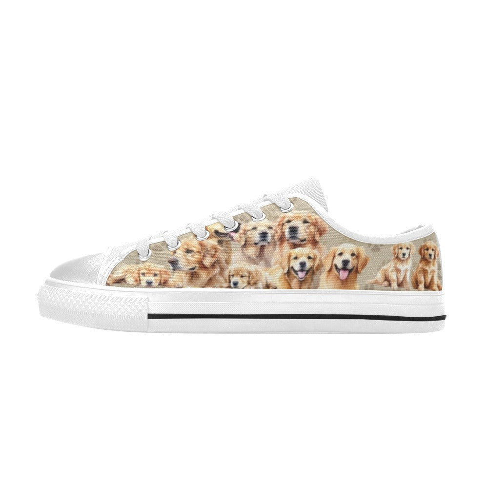 Golden Retriever - Low Top Shoes