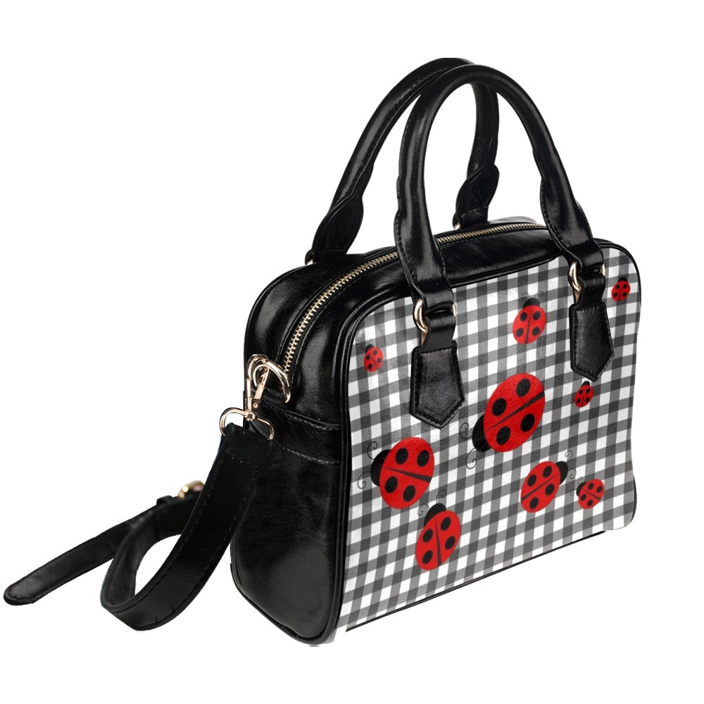 Ladybird Gingham - Shoulder Handbag