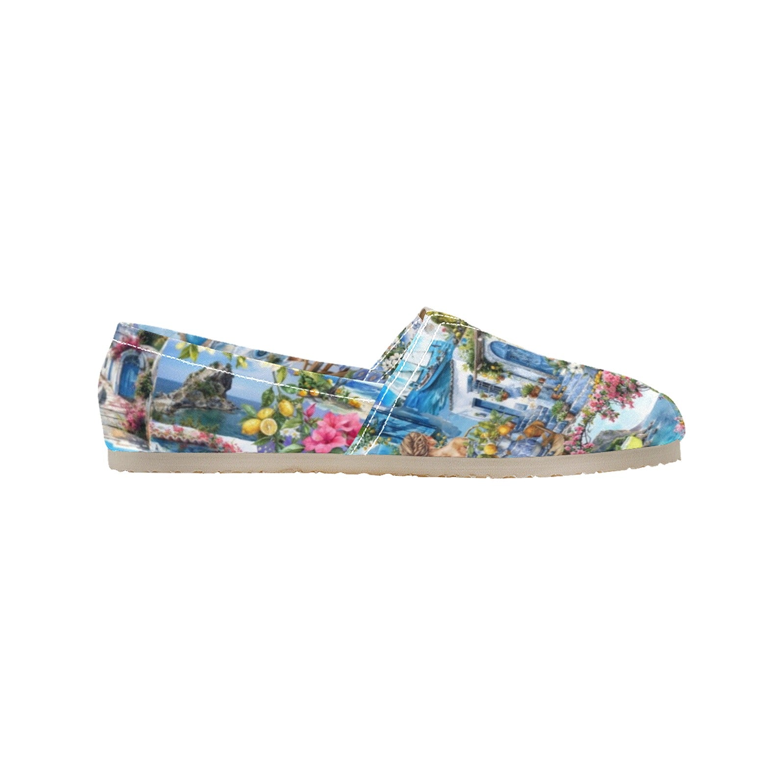 Greek Islands - Casual Canvas Slip-on Shoes