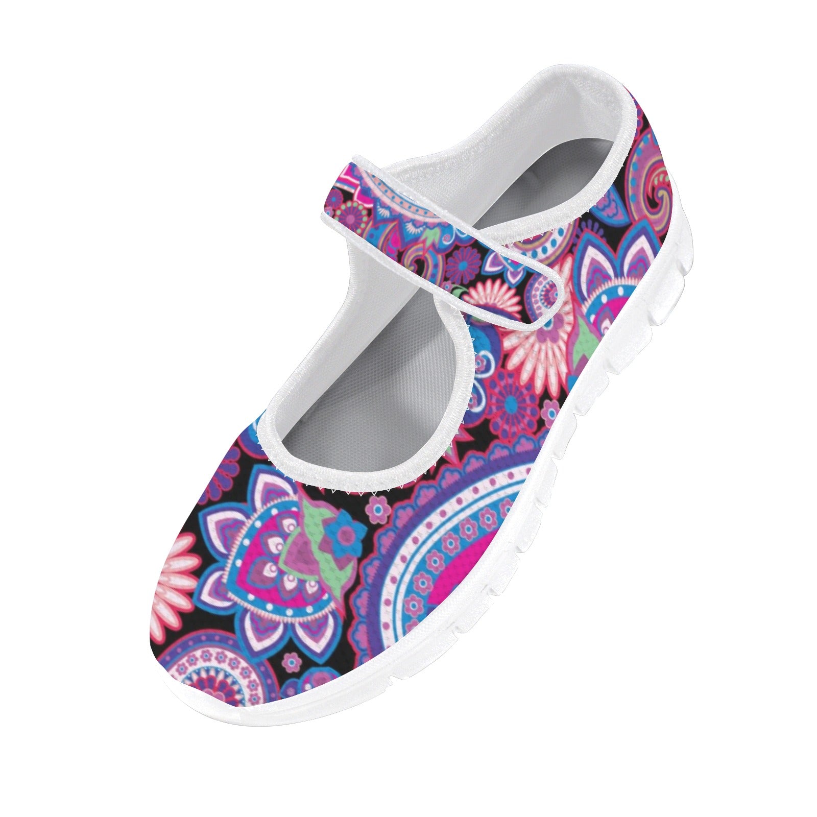 Purple Paisley - Mary Jane Shoes