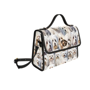 Maltese Terrier - Waterproof Canvas Handbag