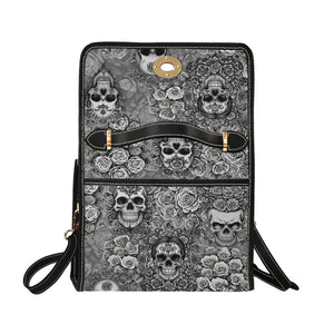 Skulls & Roses - Waterproof Canvas Handbag