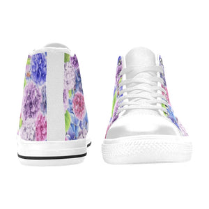 Hydrangeas - High Top Shoes