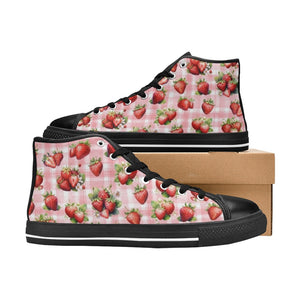 Strawberries - High Top Shoes