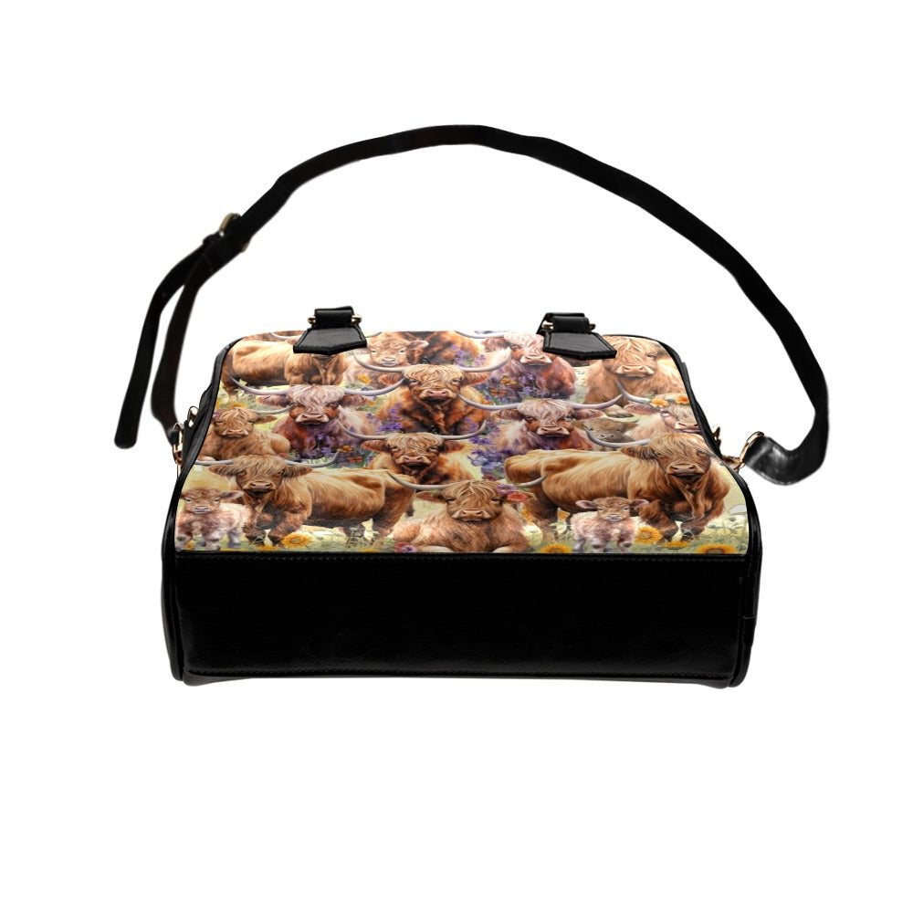 Highland Cows - Shoulder Handbag