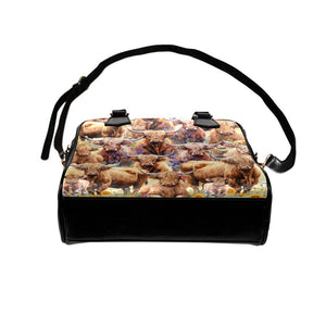 Highland Cows - Shoulder Handbag