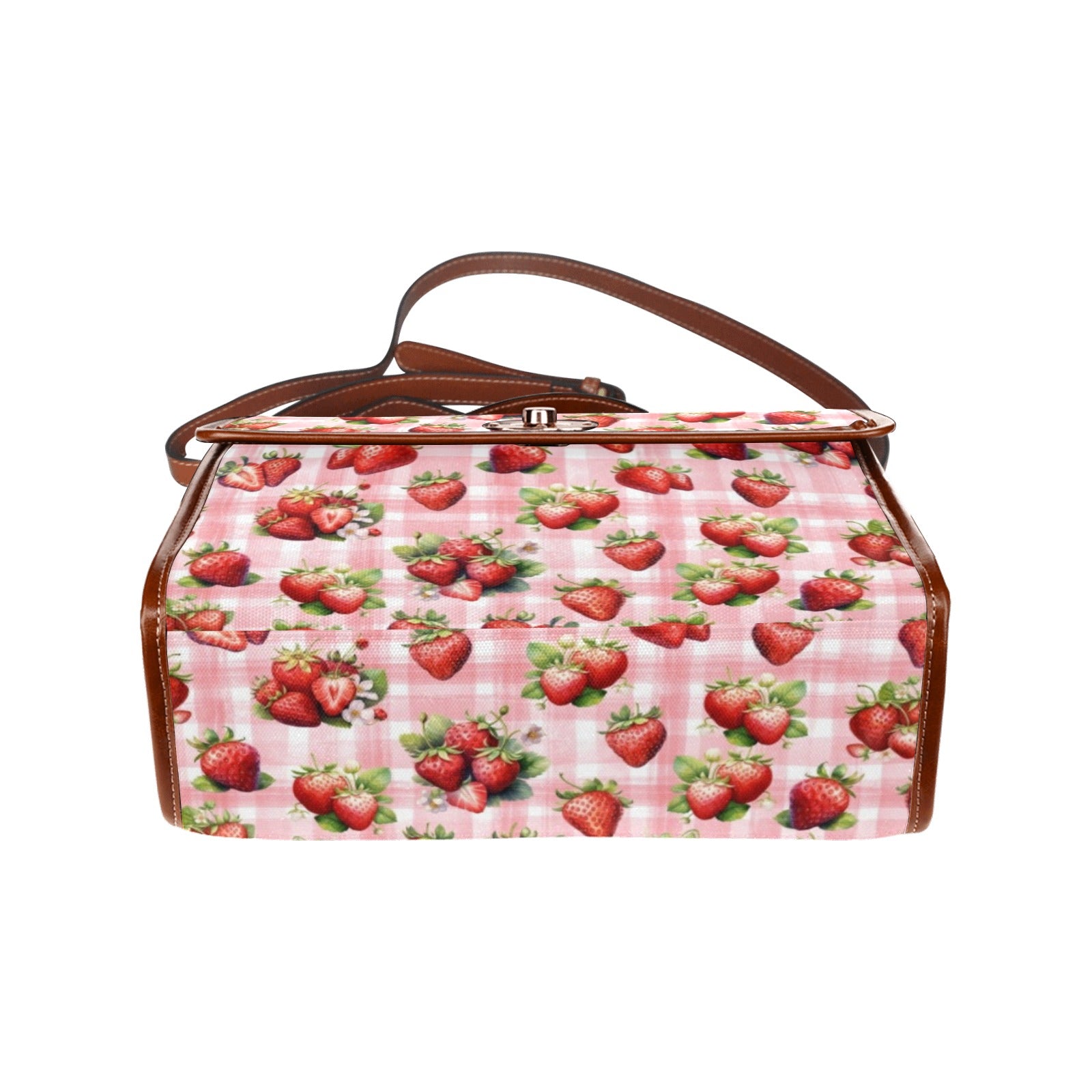 Strawberries - Waterproof Canvas Handbag