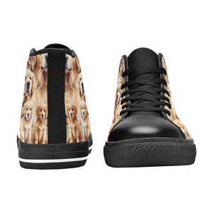 Golden Retriever - High Top Shoes