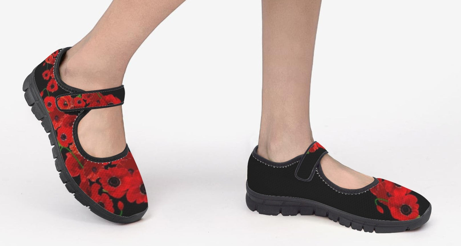 Poppies - Mary Jane Shoes