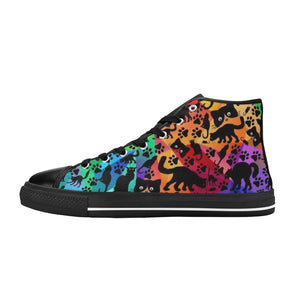 Black Cat Bright - High Top Shoes
