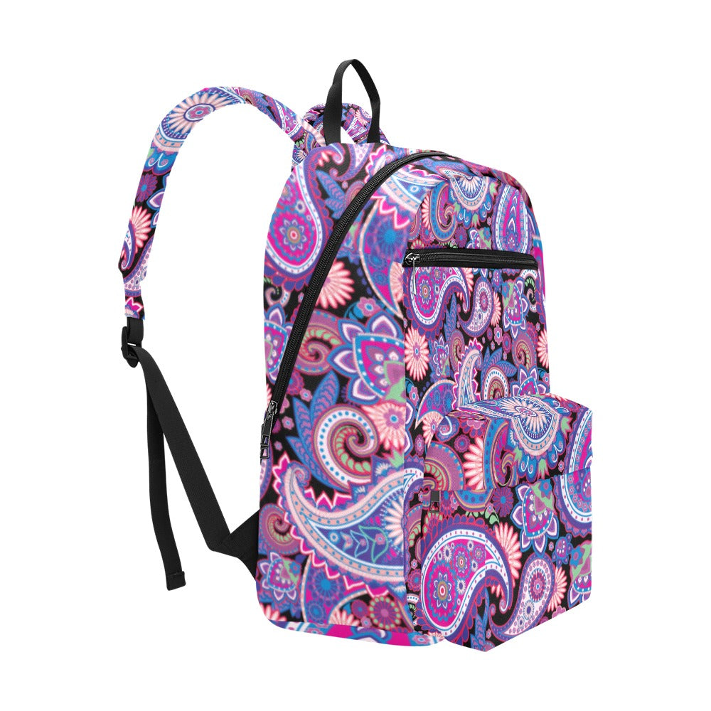 Purple Paisley - Travel Backpack