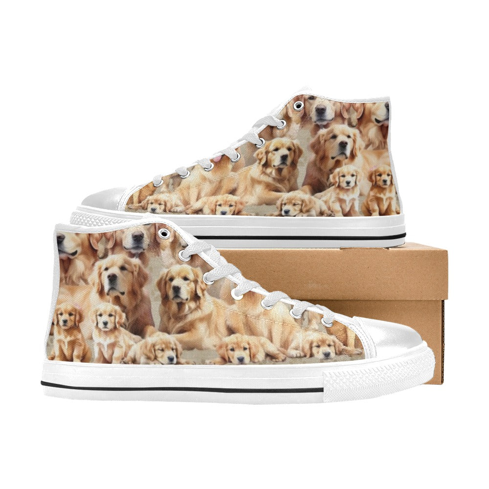 Golden Retriever - High Top Shoes