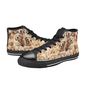 Golden Retriever - High Top Shoes