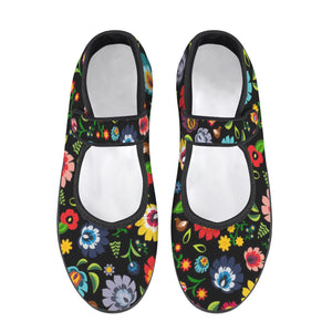 Polish Folk Flowers - Mary Jane Shoes