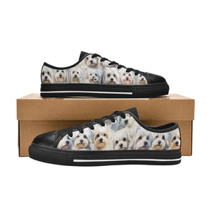 Maltese Terrier - Low Top Shoes