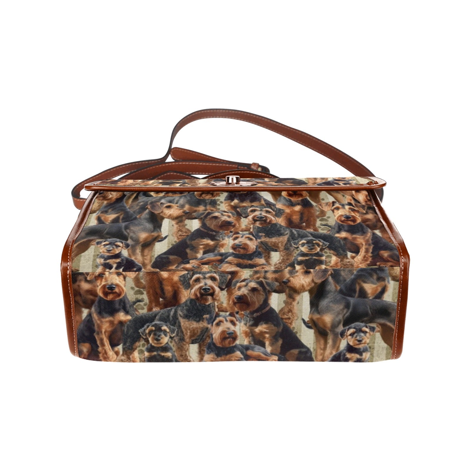 Airedale Terrier - Waterproof Canvas Handbag